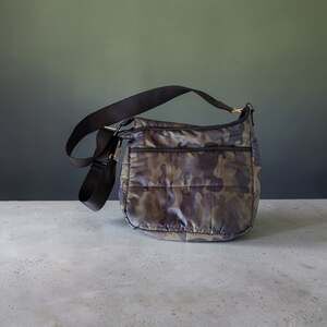 Haute Shore Nikki Sarg Puffer Camo Crossbody Bag